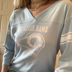 Vintage St. Louis Rams football tee shirt